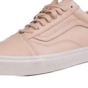 Vans Old Skool Low Top Tan Leather Skateboard